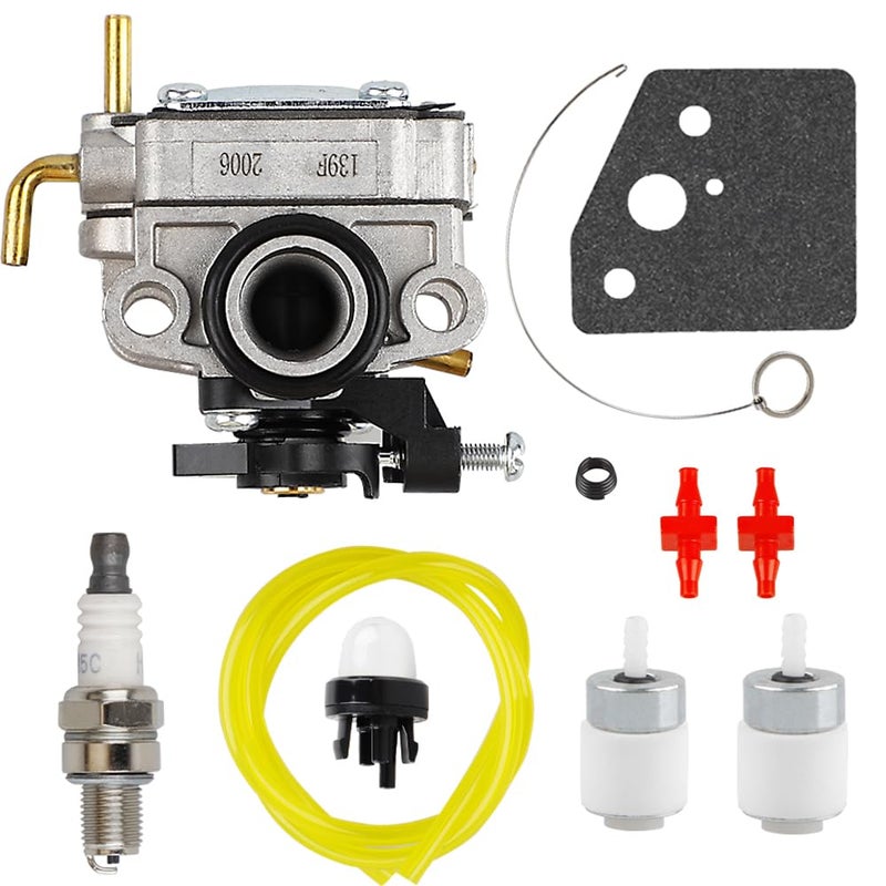 HPENP 753-08323 Carburetor for Troy-Bilt TB6044XP TB635EC TB685EC MTD AC8 TEC 41CDZ47C799 TB6044XP TB6044XP TB6044XP TB6044XP TB685EC TB6044XP TB635EC with AC04122 Fuel Line 753-08319 Primer Bulb Kit - Image 1